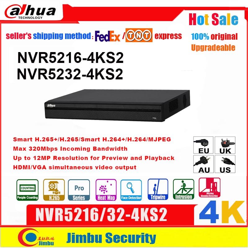Dahua 4K NVR  ڴ NVR5208-4KS2 NVR5216-4KS..